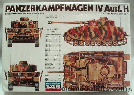 Bandai 1/48 Panzerkampfwagen Panzer IV Ausf.H Sd.Kfz.161/2, FM145 plastic model kit